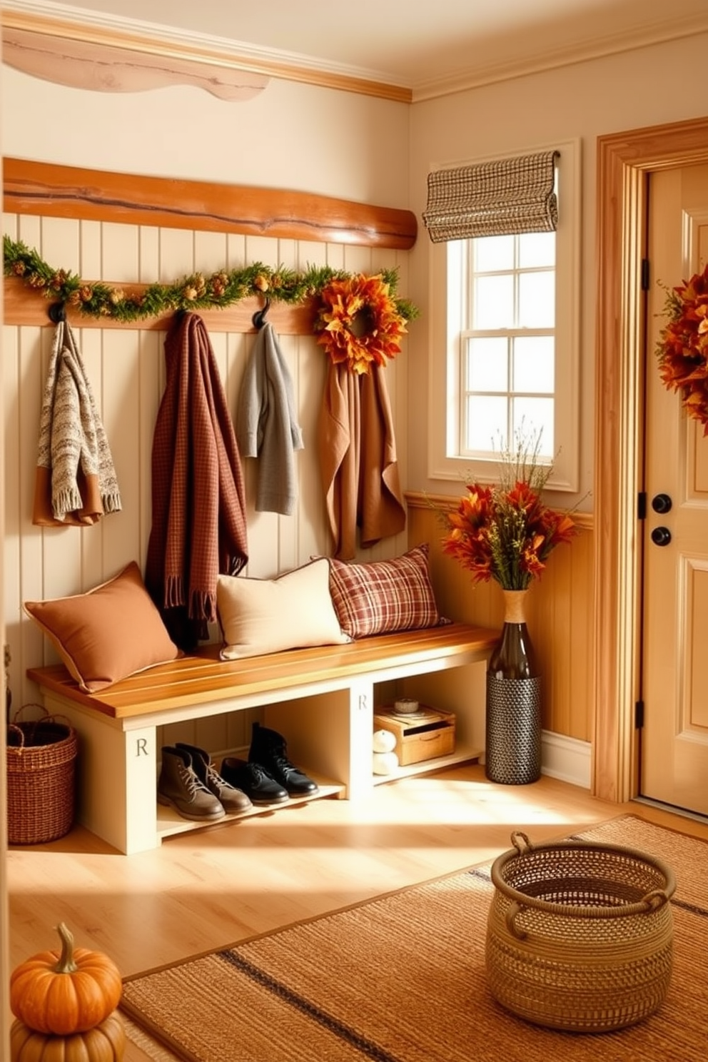 Thanksgiving Mudroom Decorating Ideas 24