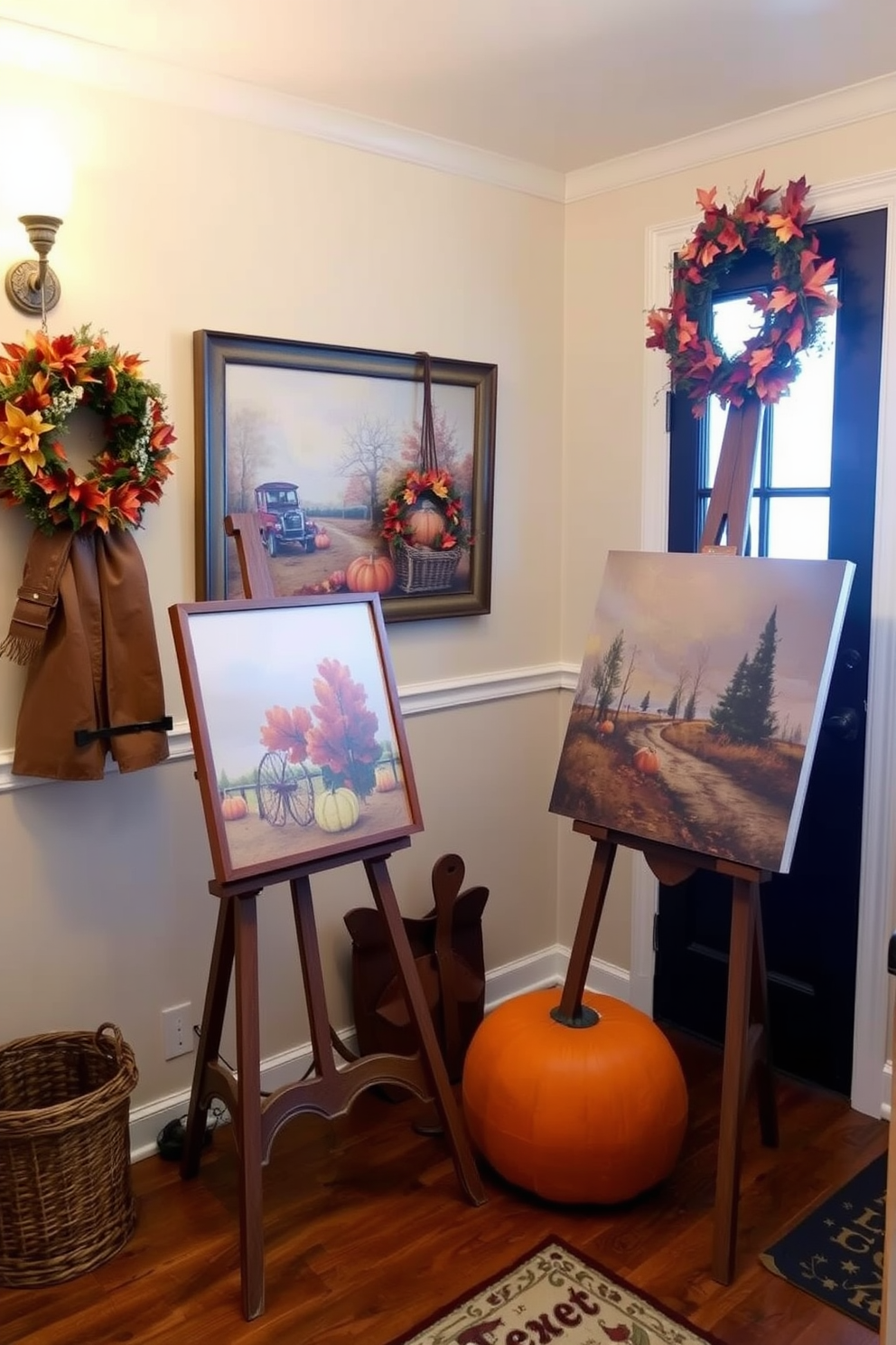 Thanksgiving Mudroom Decorating Ideas 29