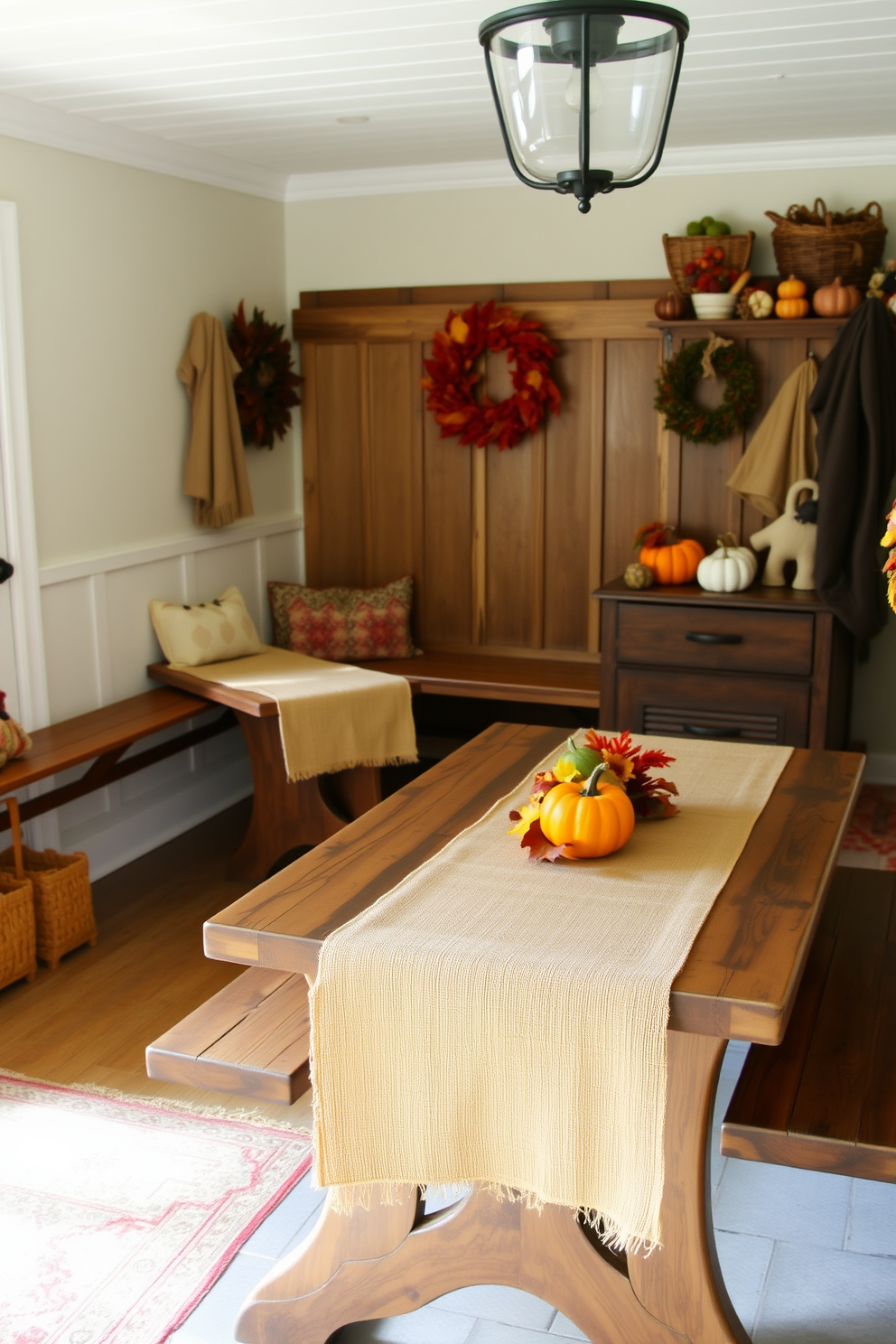 Thanksgiving Mudroom Decorating Ideas 30