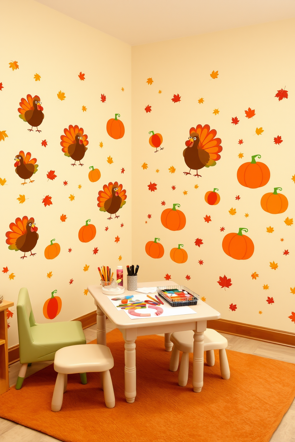 Thanksgiving Playroom Decorating Ideas 30