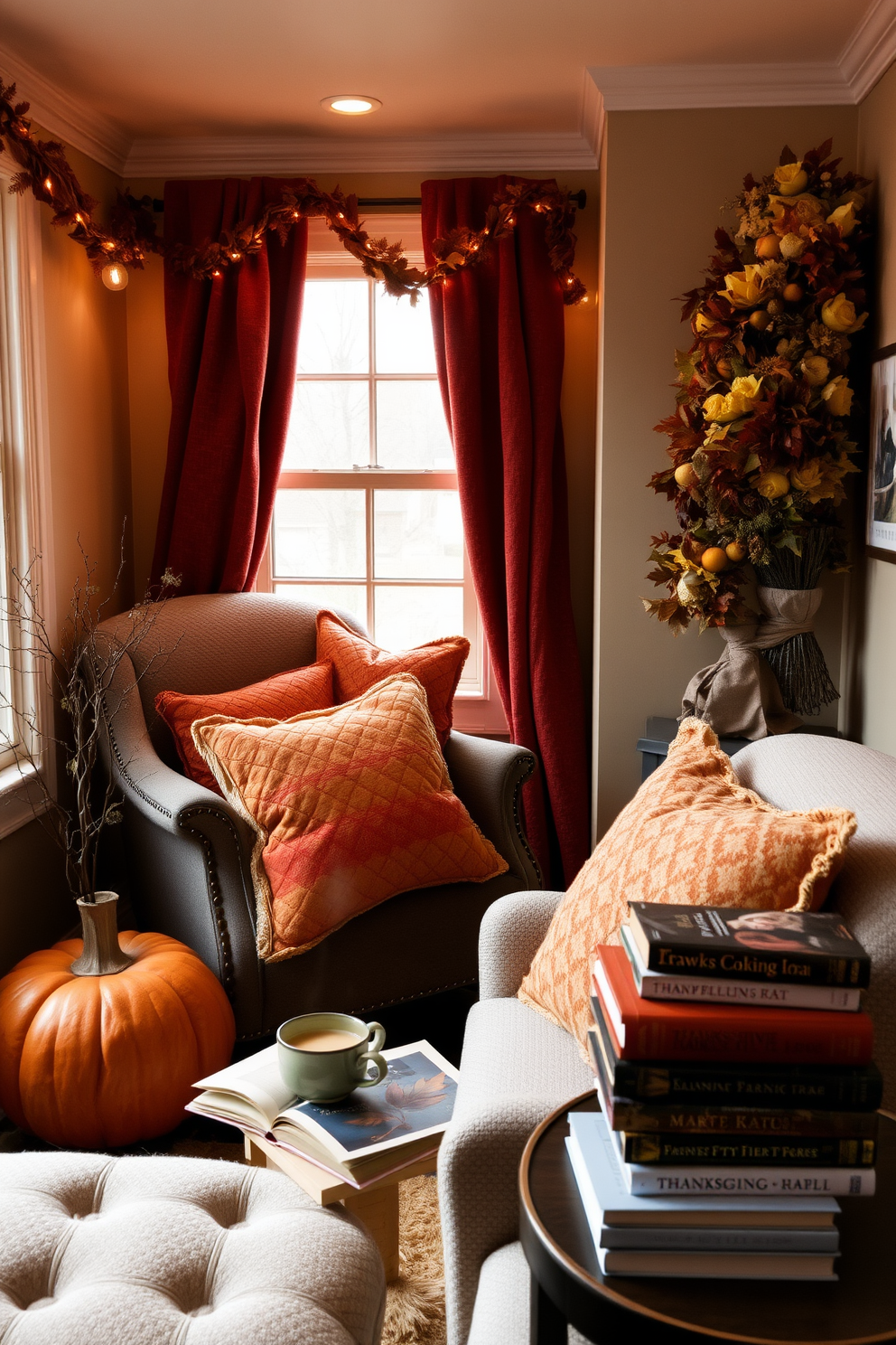 Thanksgiving Reading Nook Decorating Ideas 17