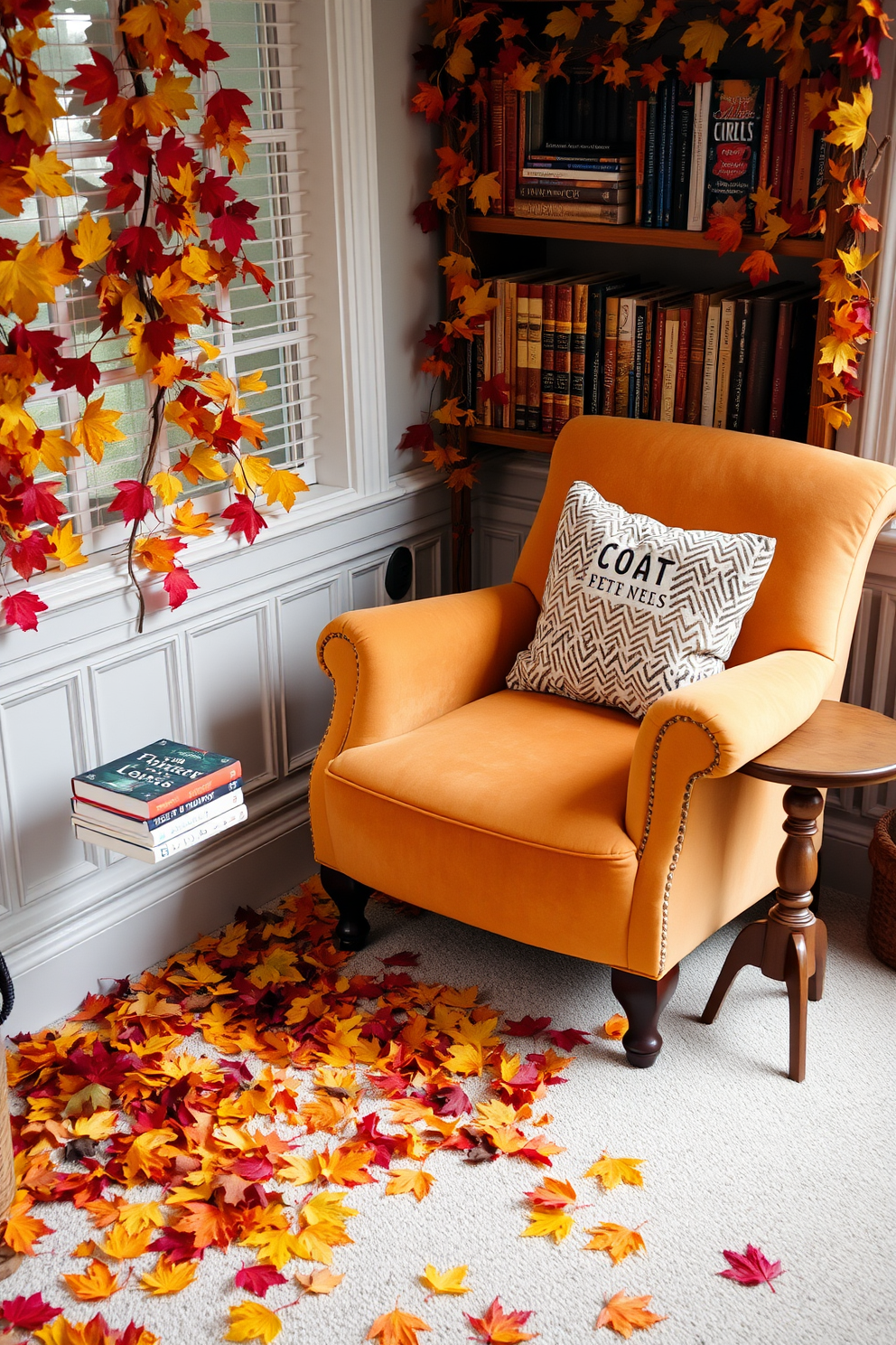 Thanksgiving Reading Nook Decorating Ideas 26