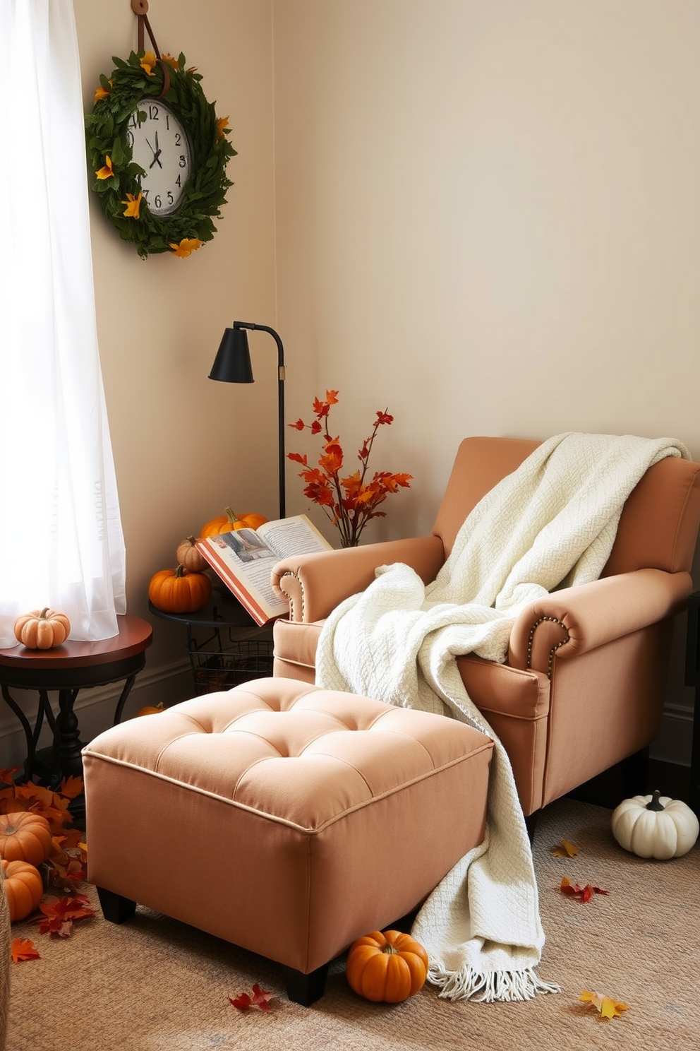 Thanksgiving Reading Nook Decorating Ideas 27