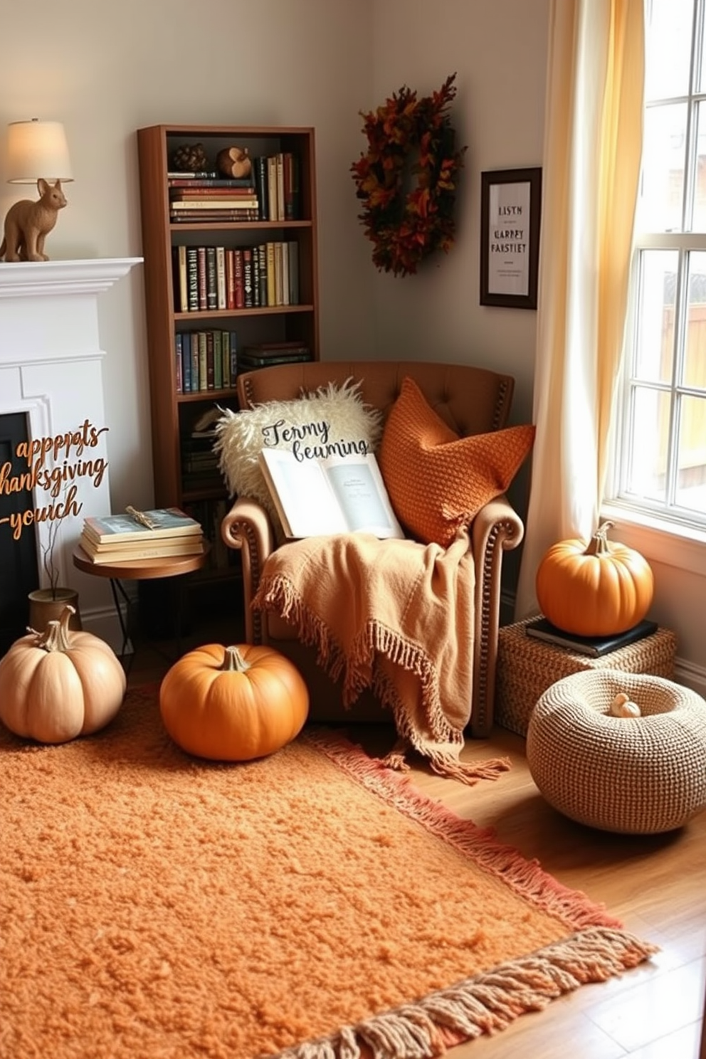 Thanksgiving Reading Nook Decorating Ideas 28