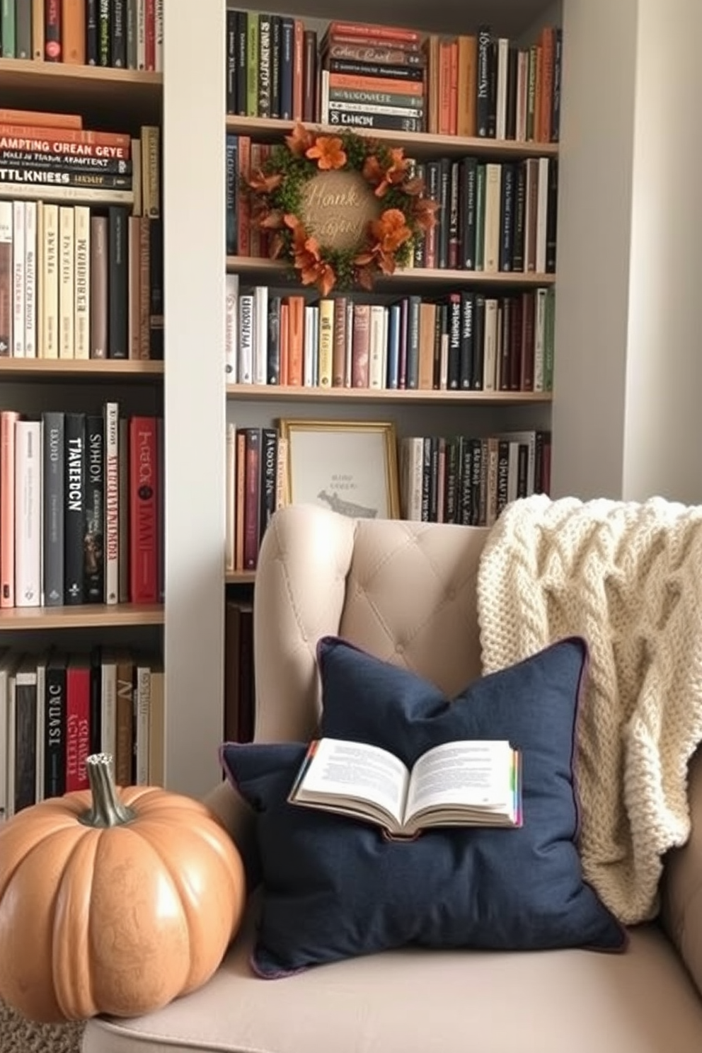 Thanksgiving Reading Nook Decorating Ideas 5