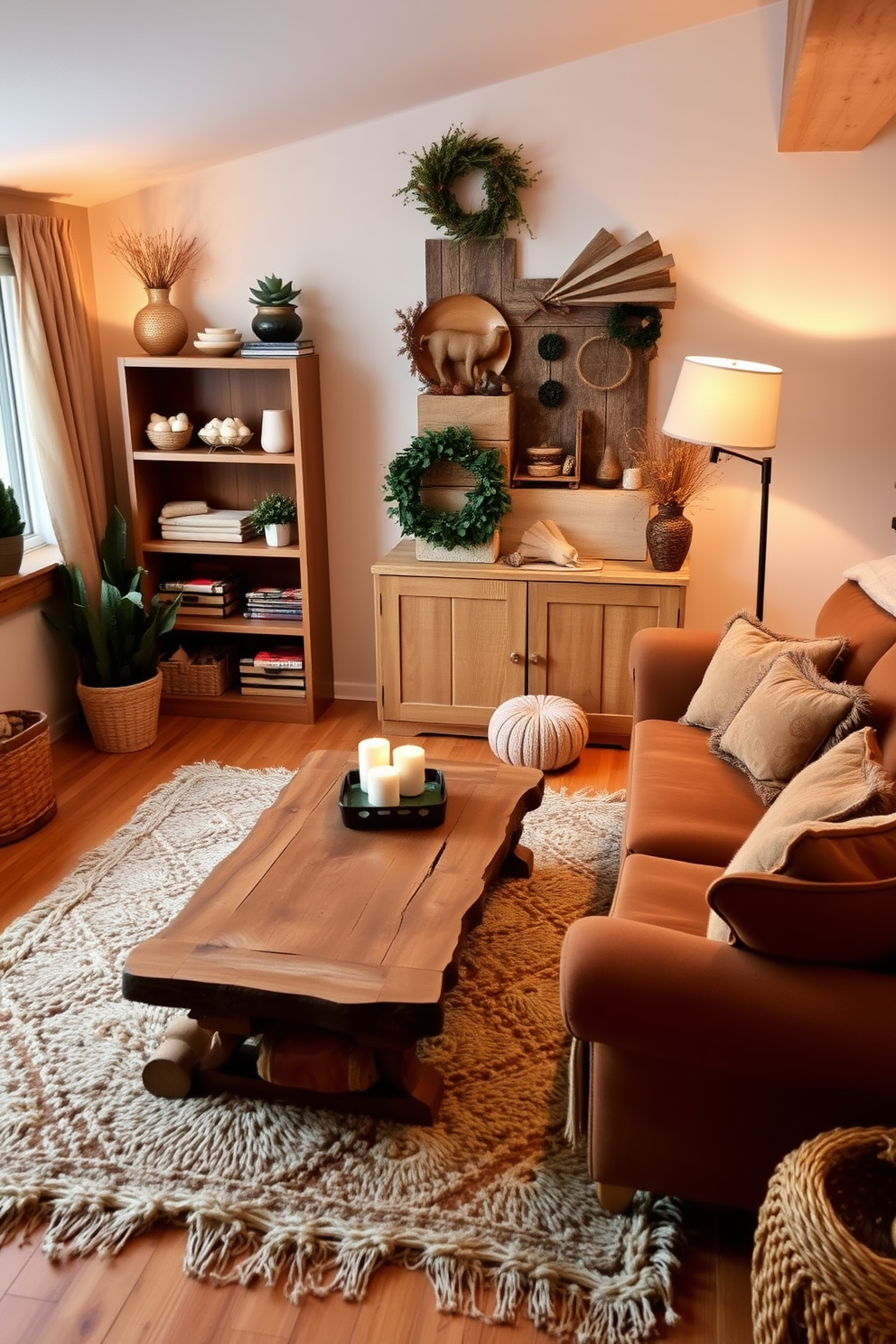 Thanksgiving Small Living Room Decorating Ideas 11