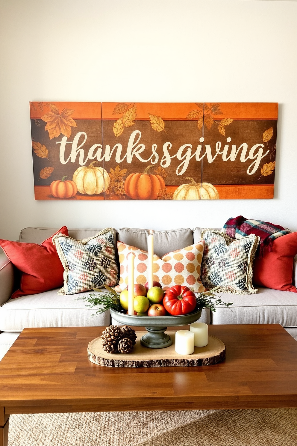 Thanksgiving Small Living Room Decorating Ideas 12