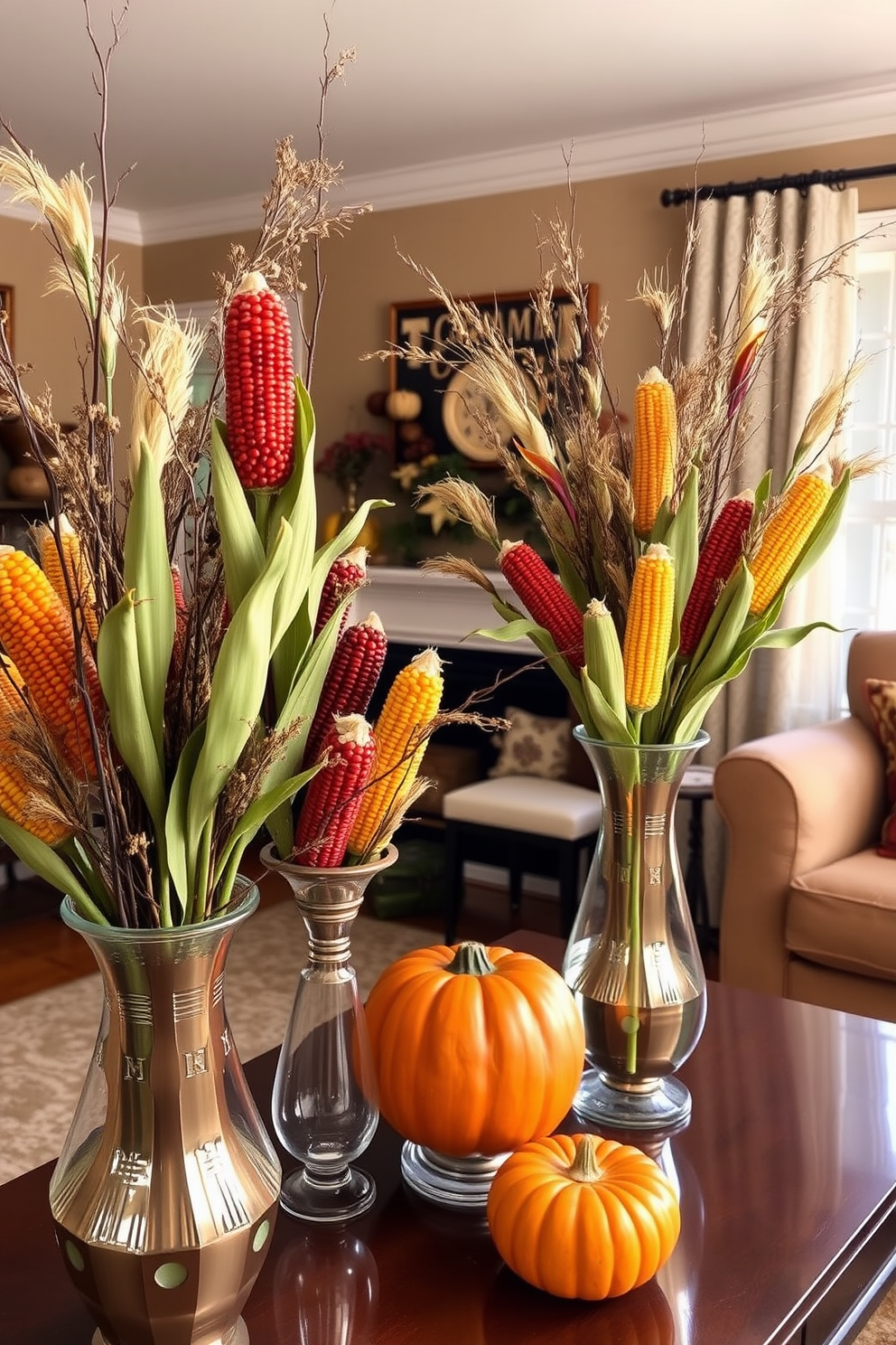 Thanksgiving Small Living Room Decorating Ideas 14