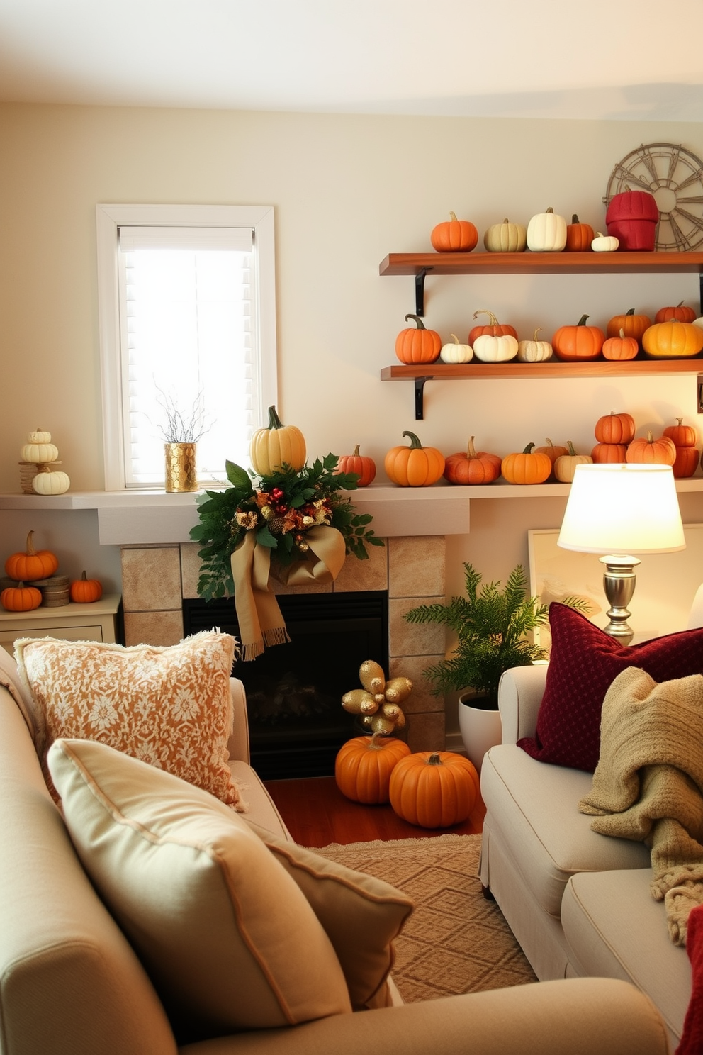 Thanksgiving Small Living Room Decorating Ideas 19