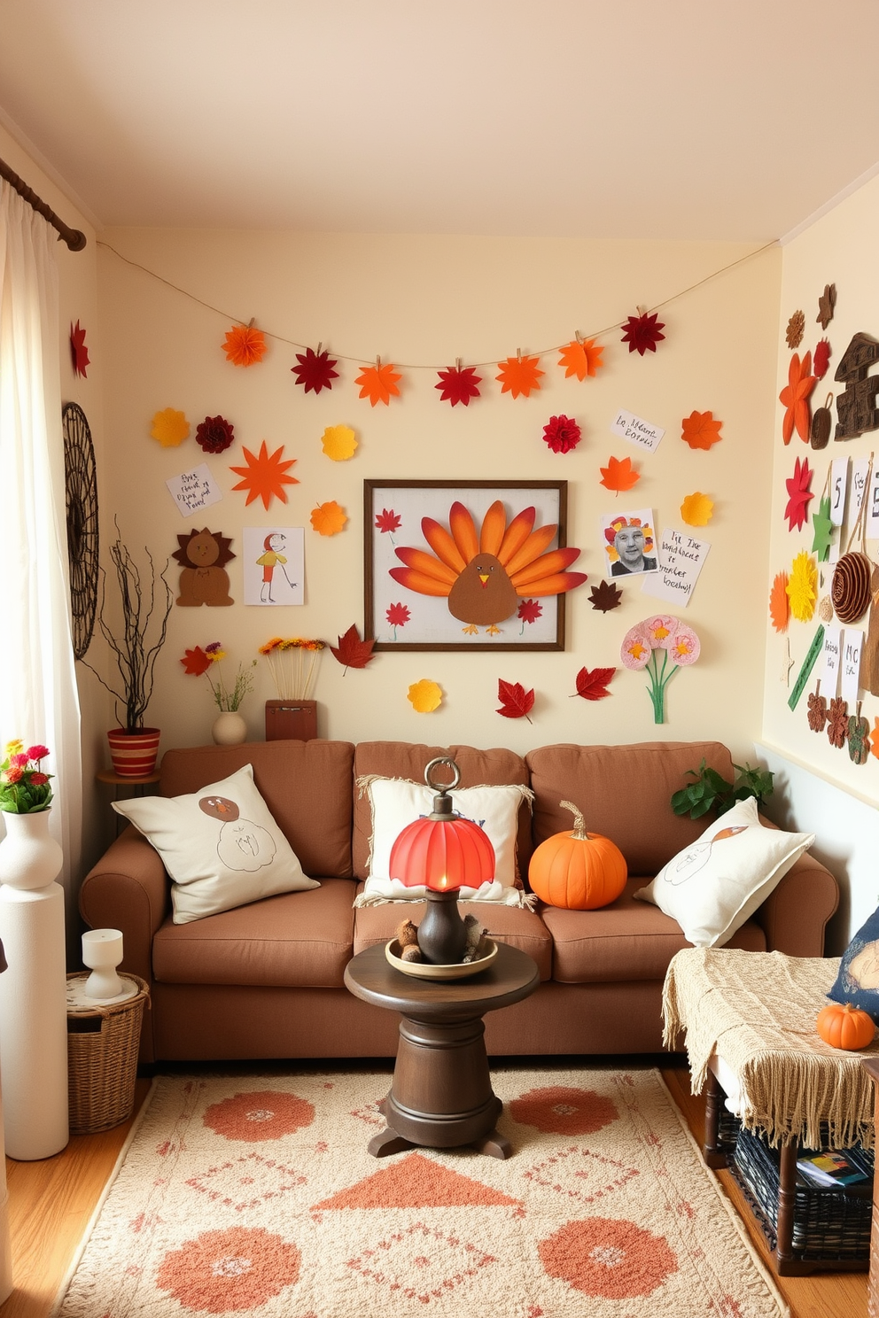 Thanksgiving Small Living Room Decorating Ideas 22