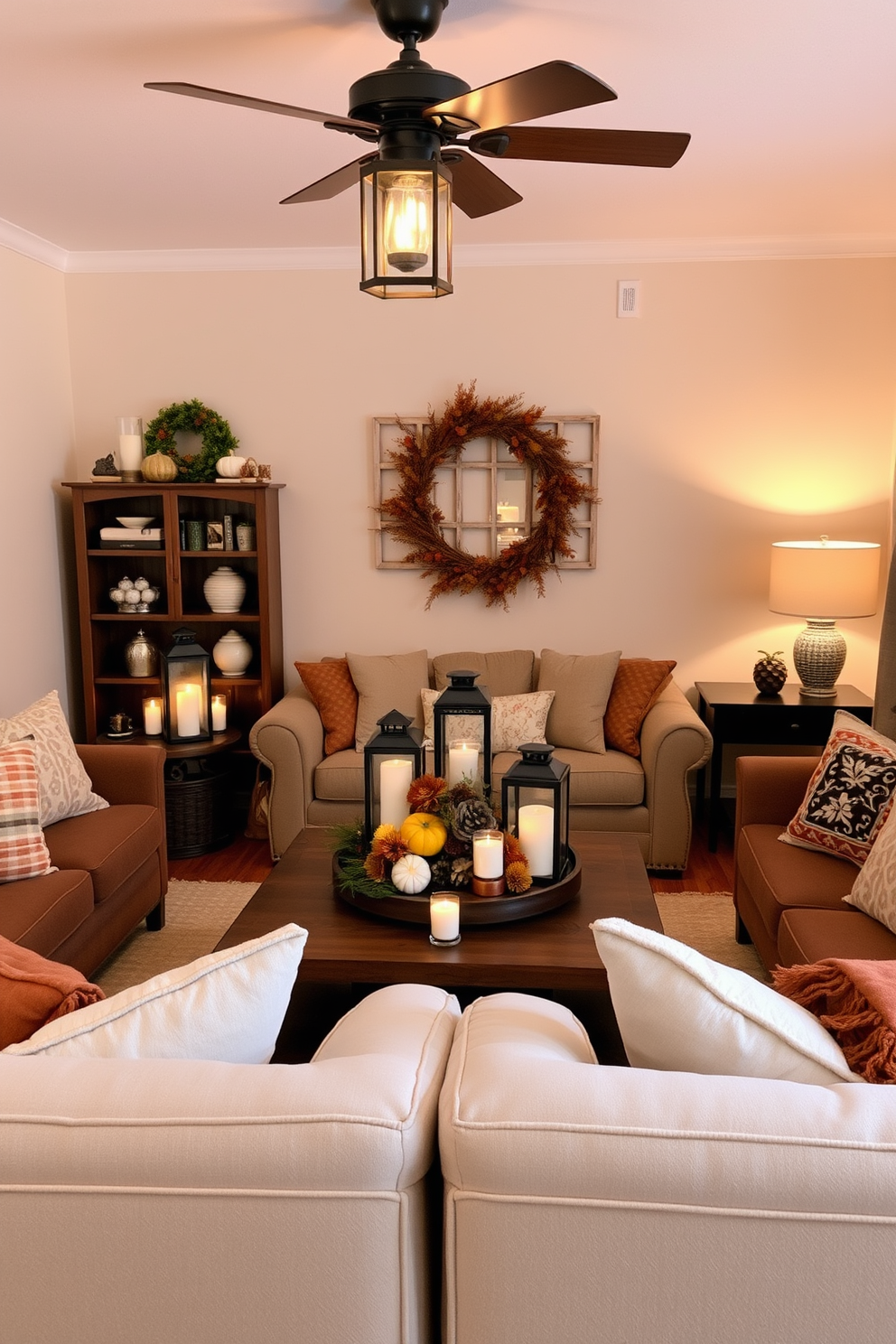 Thanksgiving Small Living Room Decorating Ideas 24