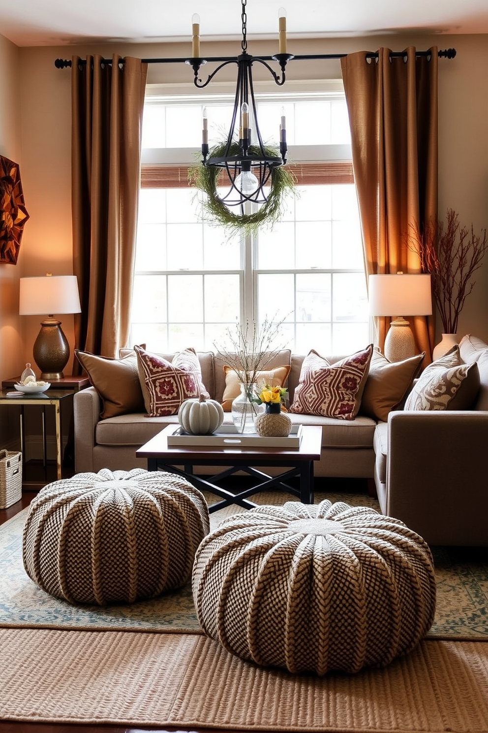 Thanksgiving Small Living Room Decorating Ideas 27