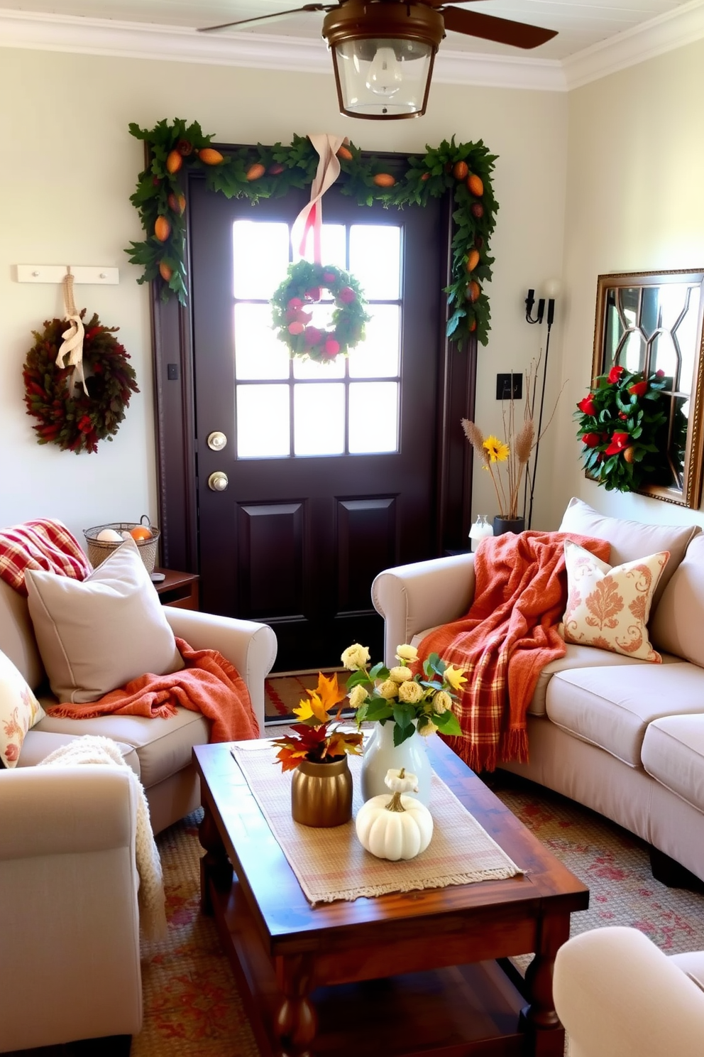 Thanksgiving Small Living Room Decorating Ideas 7