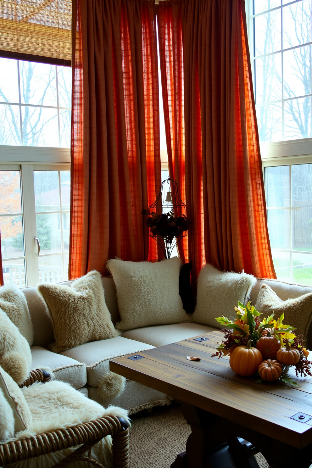 Thanksgiving Sunroom Decorating Ideas 20