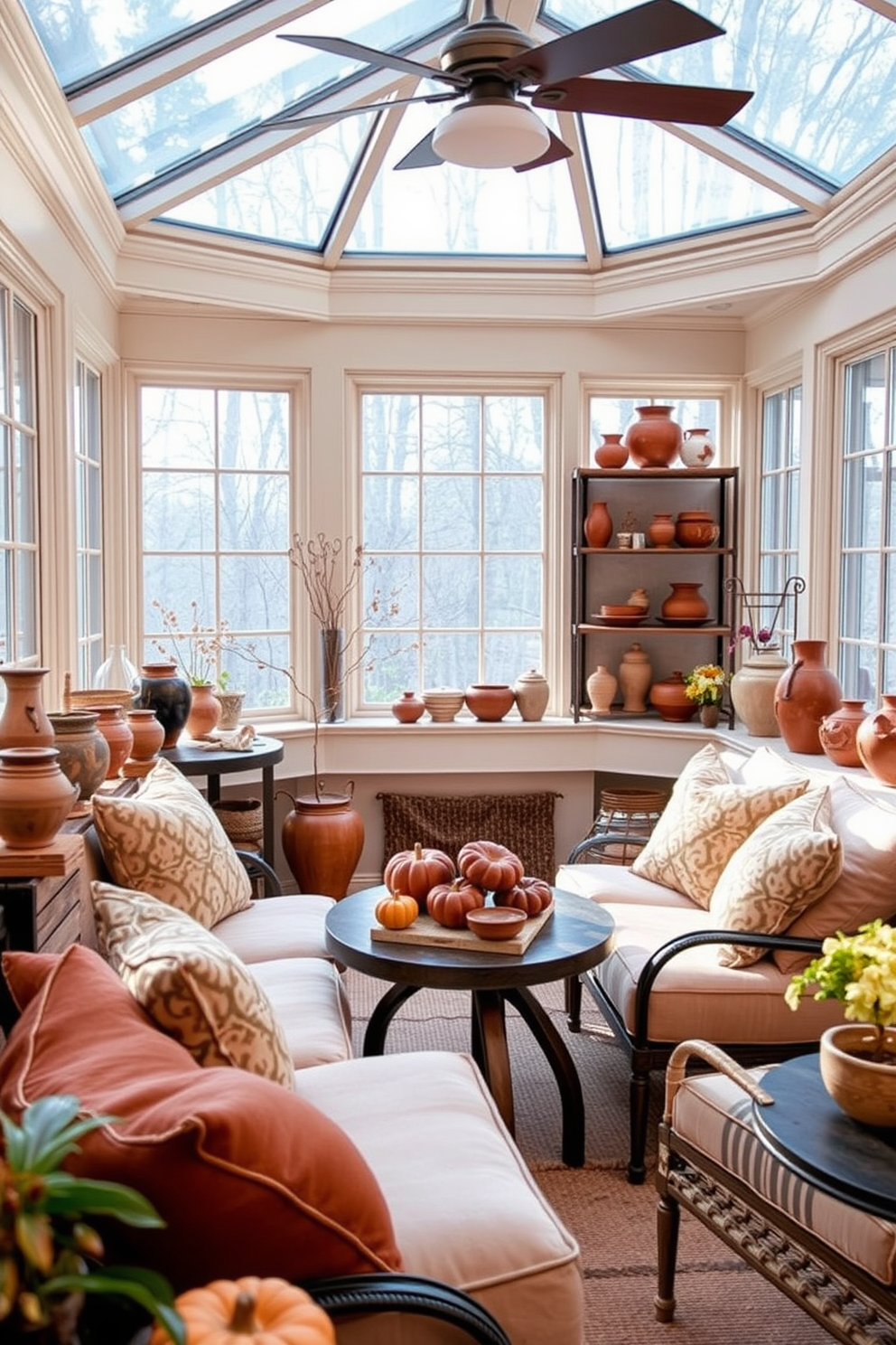 Thanksgiving Sunroom Decorating Ideas 24