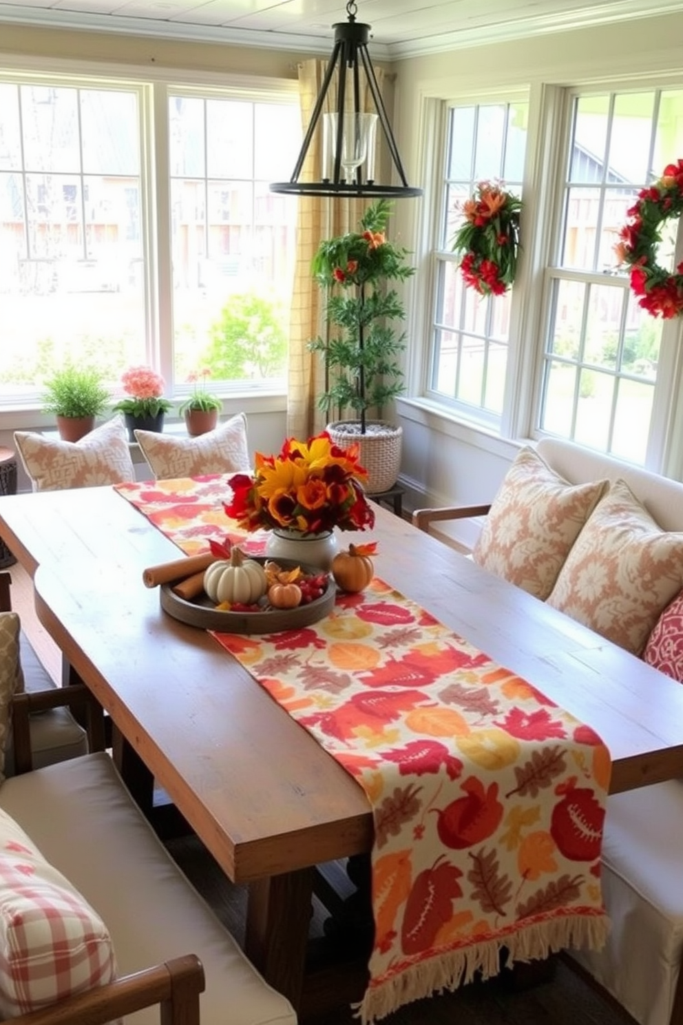 Thanksgiving Sunroom Decorating Ideas 26