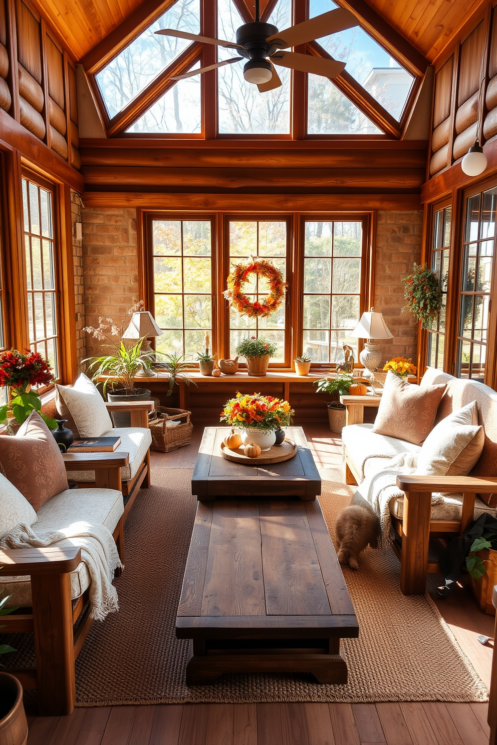 Thanksgiving Sunroom Decorating Ideas 6