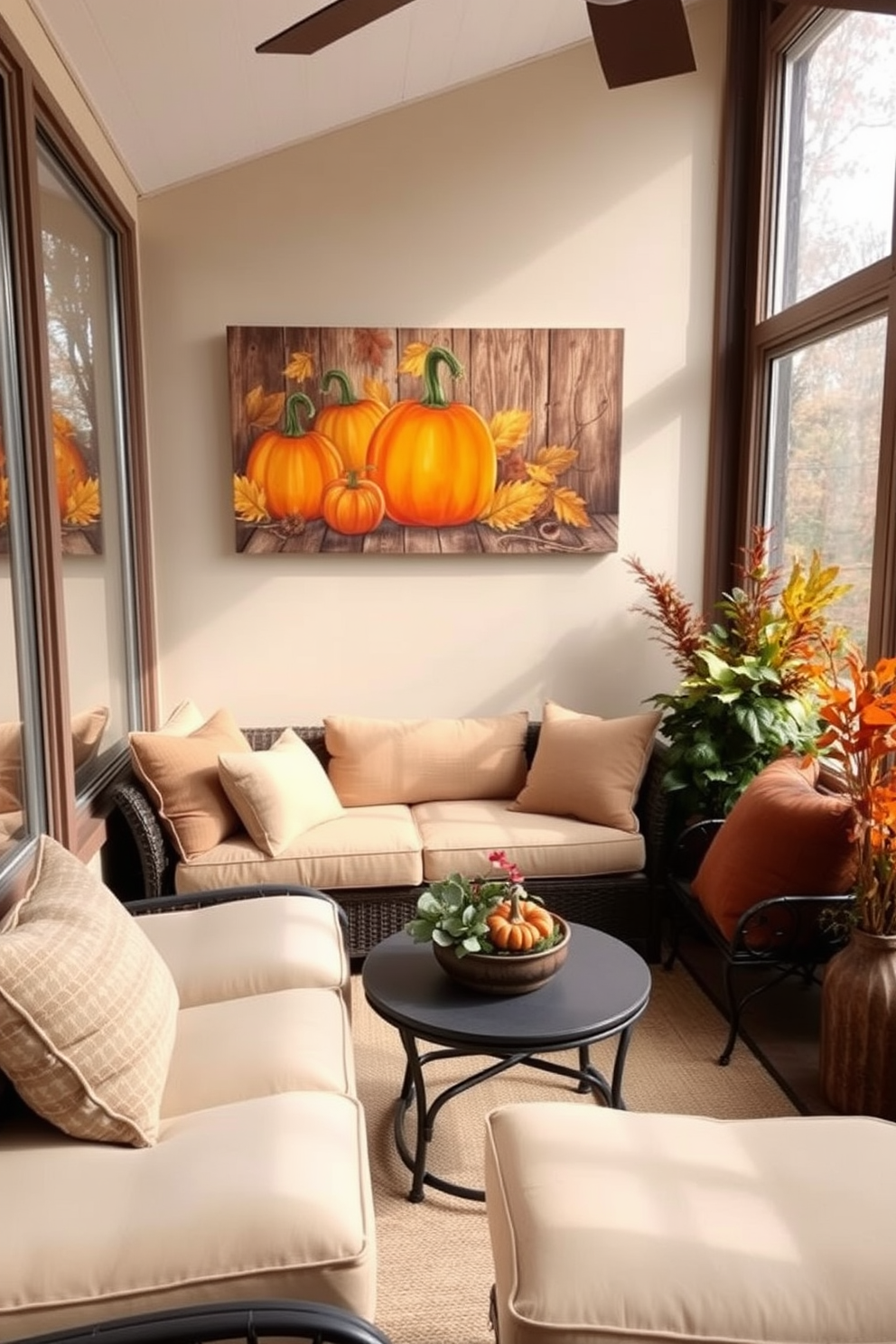 Thanksgiving Sunroom Decorating Ideas 7