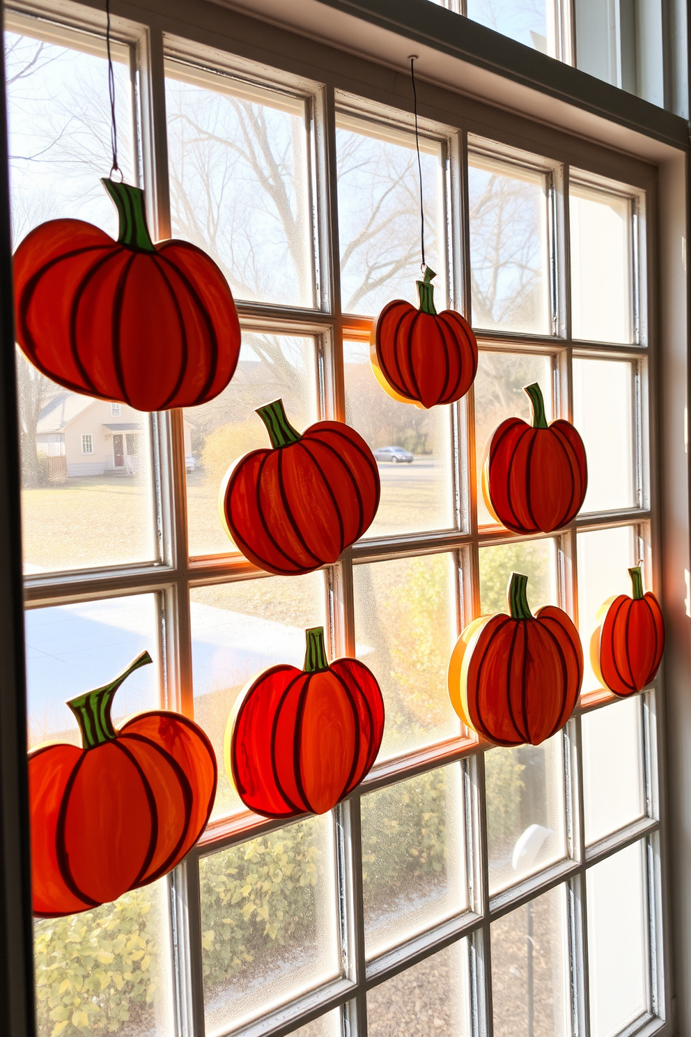 Thanksgiving Window Decorating Ideas 2