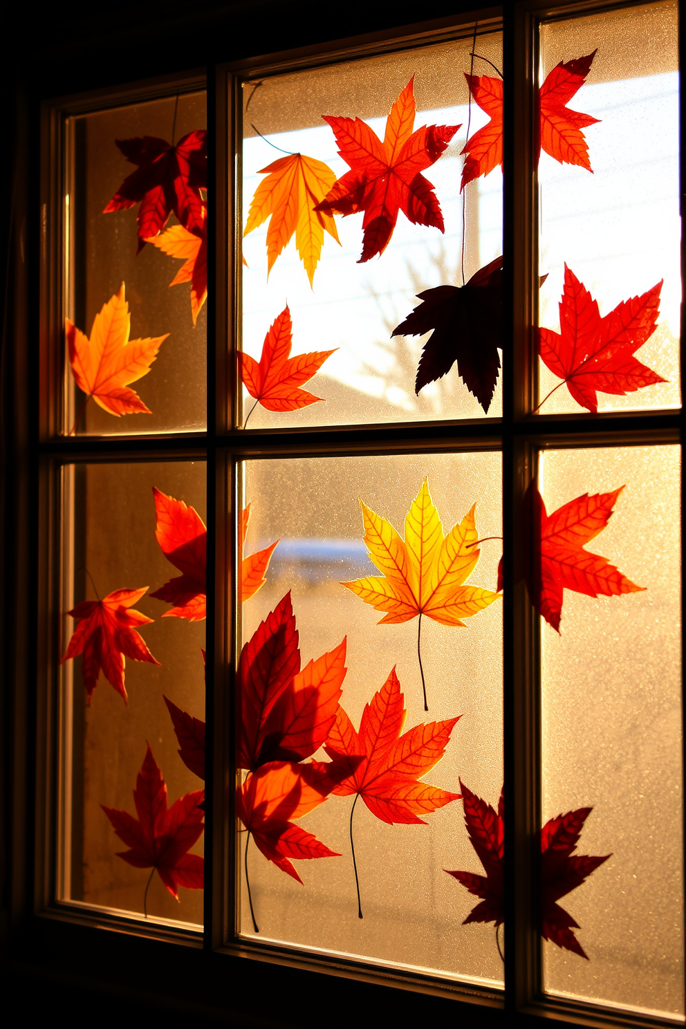 Thanksgiving Window Decorating Ideas 20