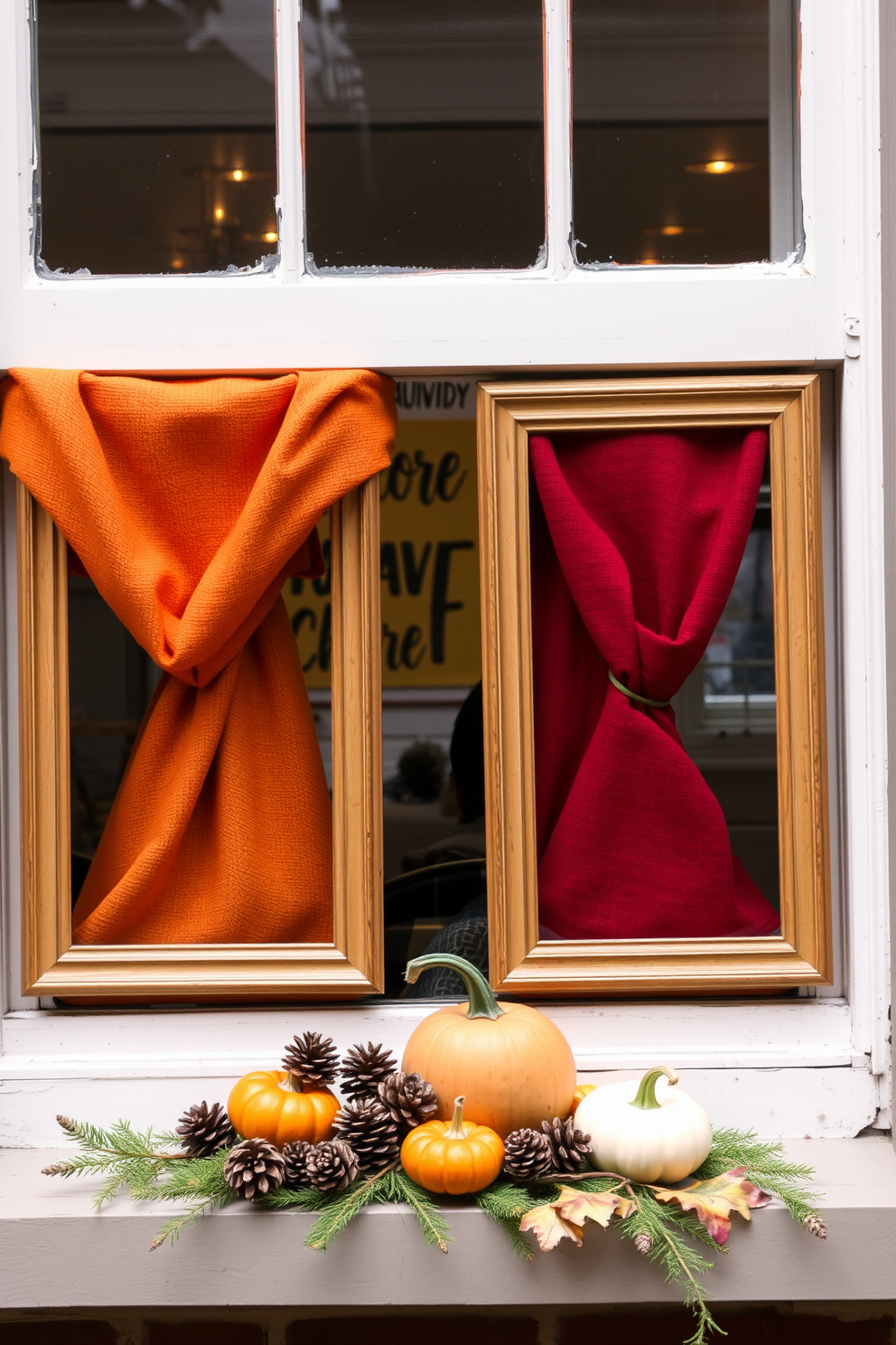 Thanksgiving Window Decorating Ideas 30