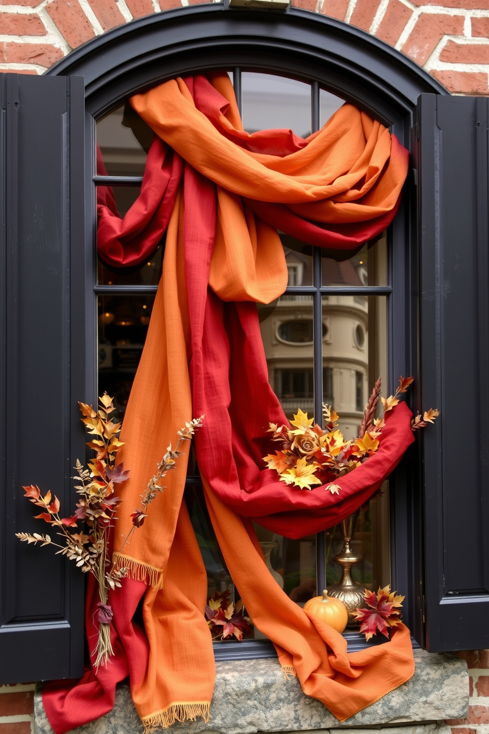 Thanksgiving Window Decorating Ideas 8