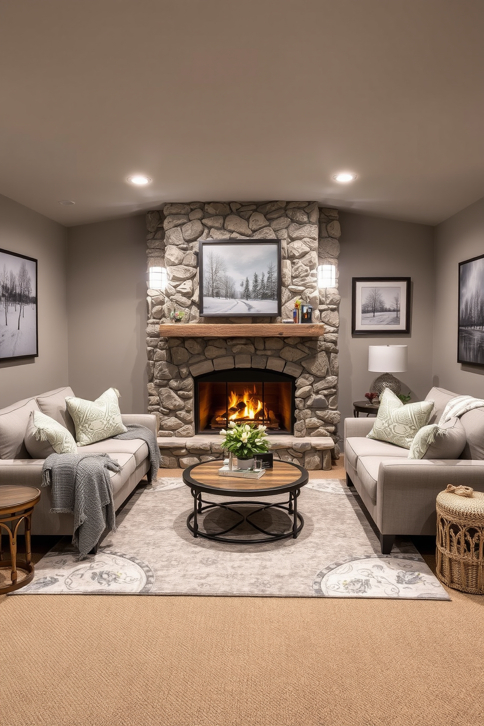 Winter Basement Decorating Ideas 17