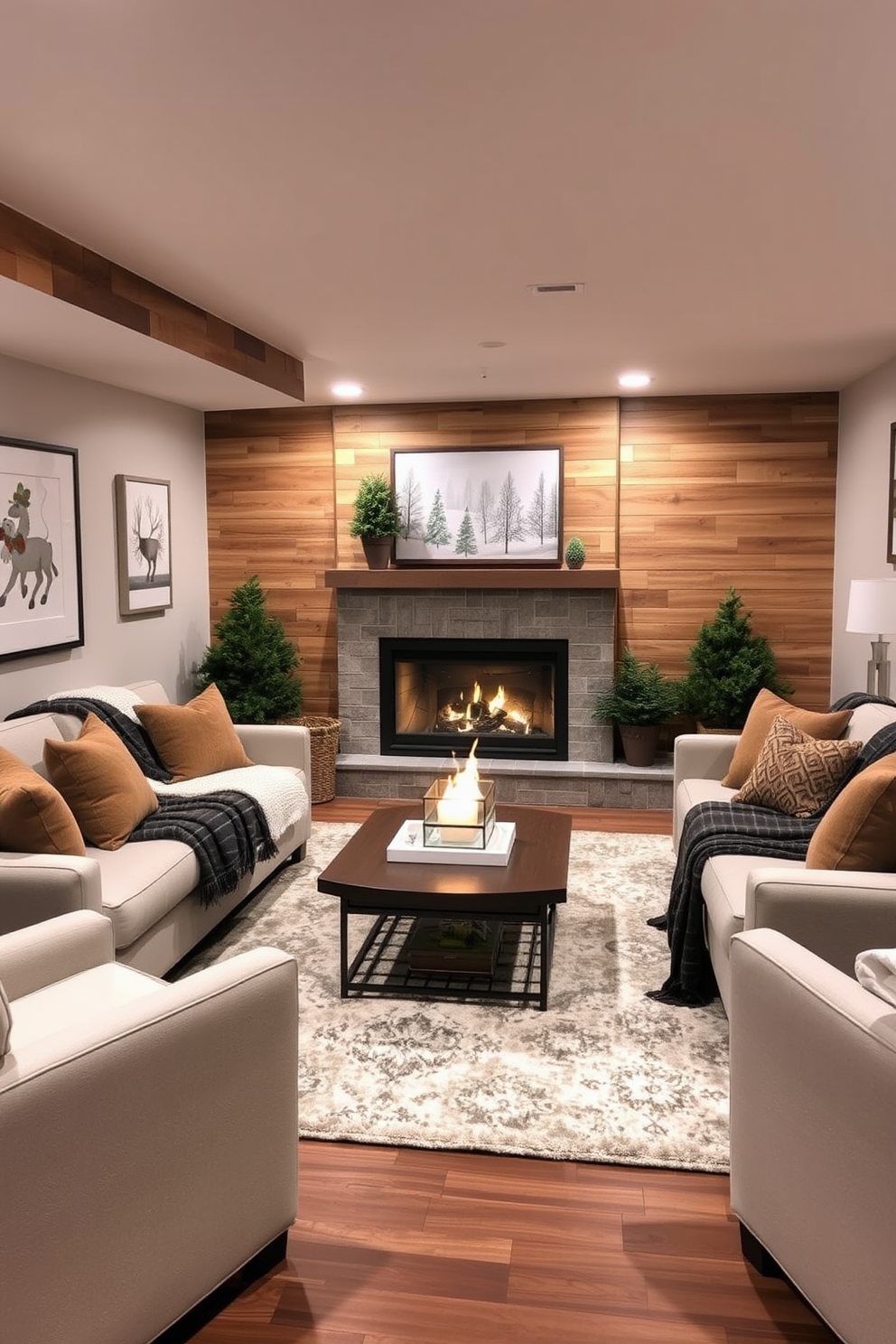 Winter Basement Decorating Ideas 21