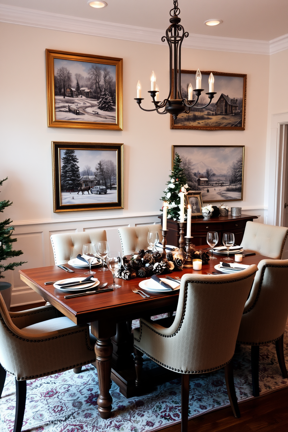 Winter Dining Room Decorating Ideas 20