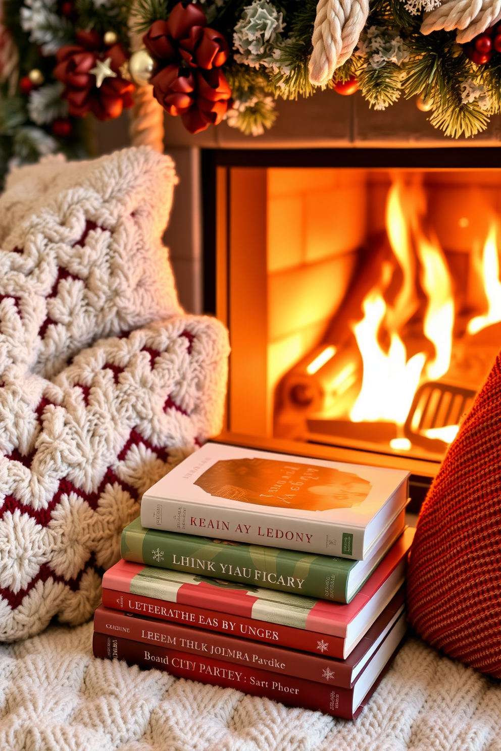 Winter Fireplace Decorating Ideas 26