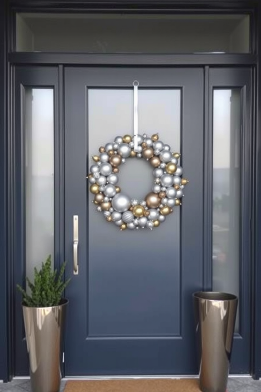 Winter Front Door Decorating Ideas 22