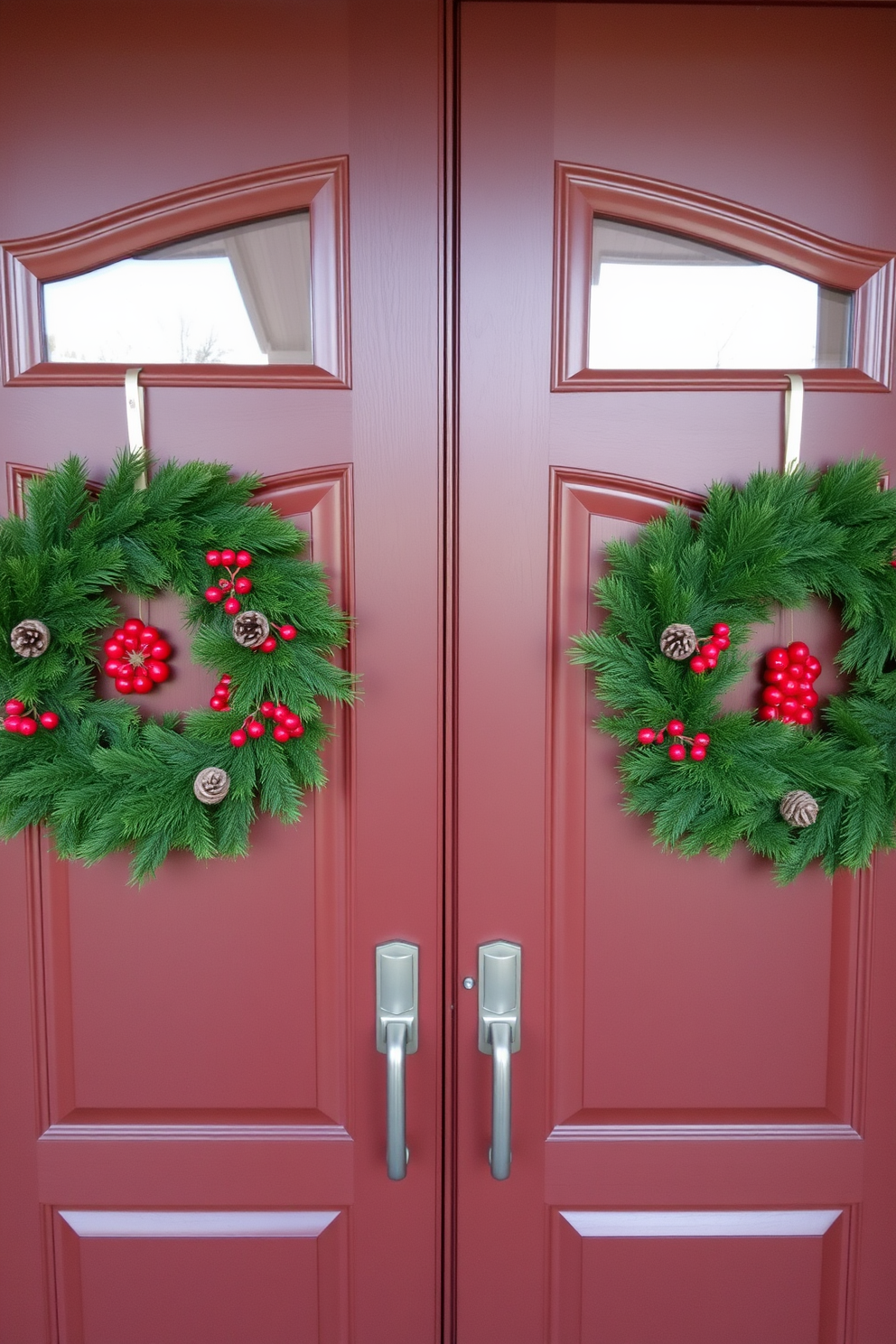 Winter Front Door Decorating Ideas 26