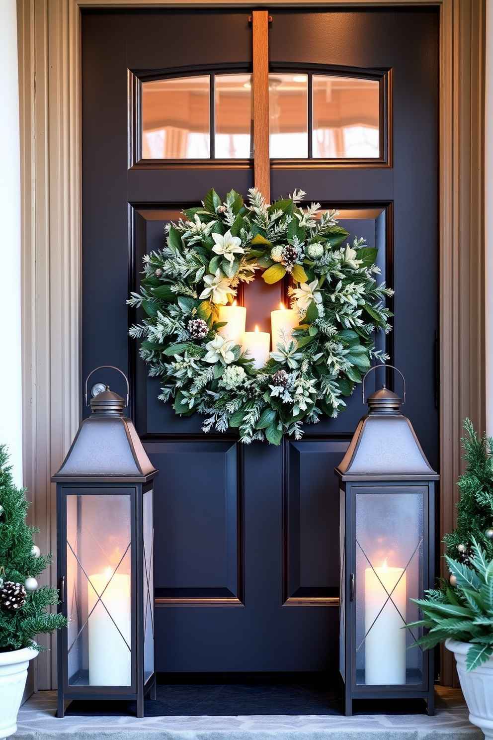 Winter Front Door Decorating Ideas 6