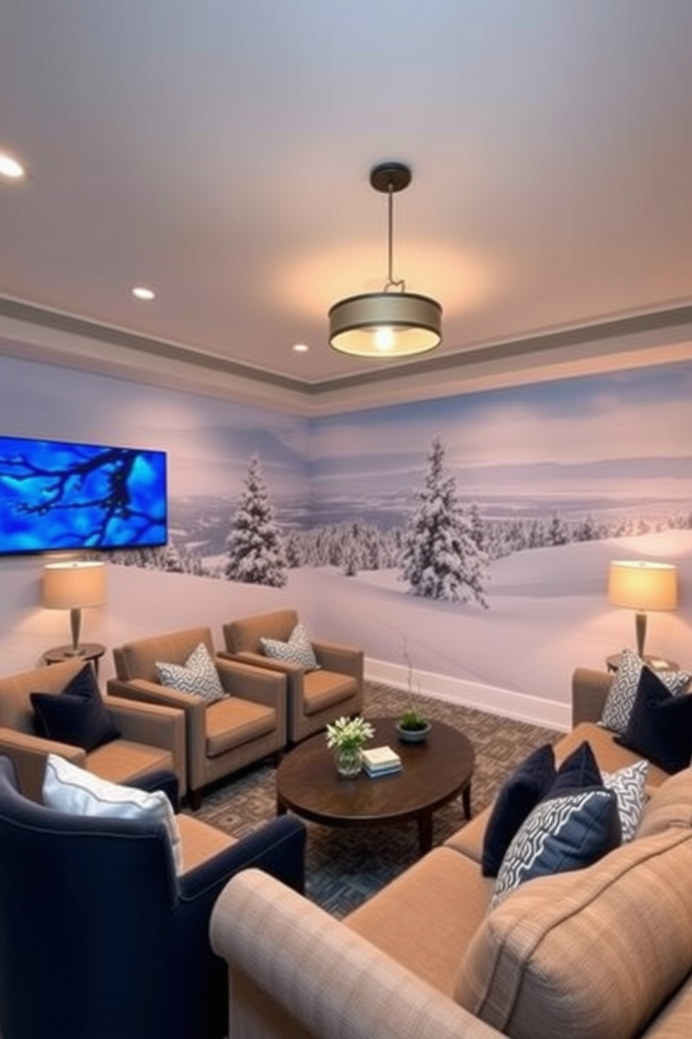 Winter Game Room Decorating Ideas 12