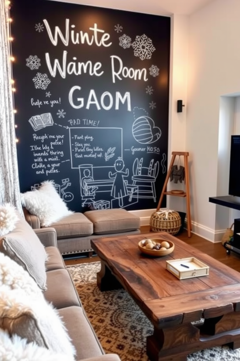 Winter Game Room Decorating Ideas 15