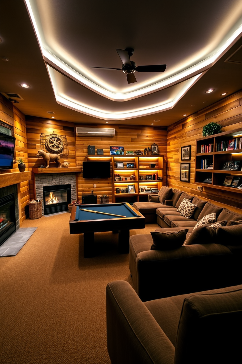 Winter Game Room Decorating Ideas 29