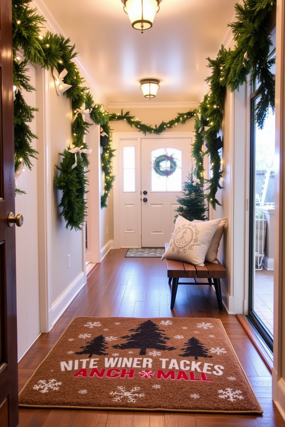 Winter Hallway Decorating Ideas 30