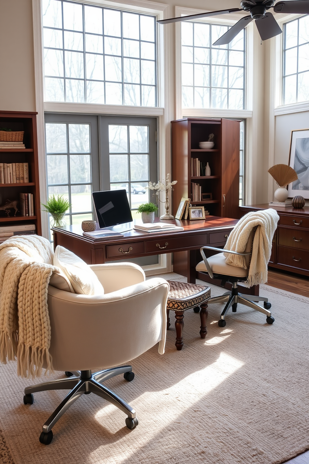 Winter Home Office Decorating Ideas 1