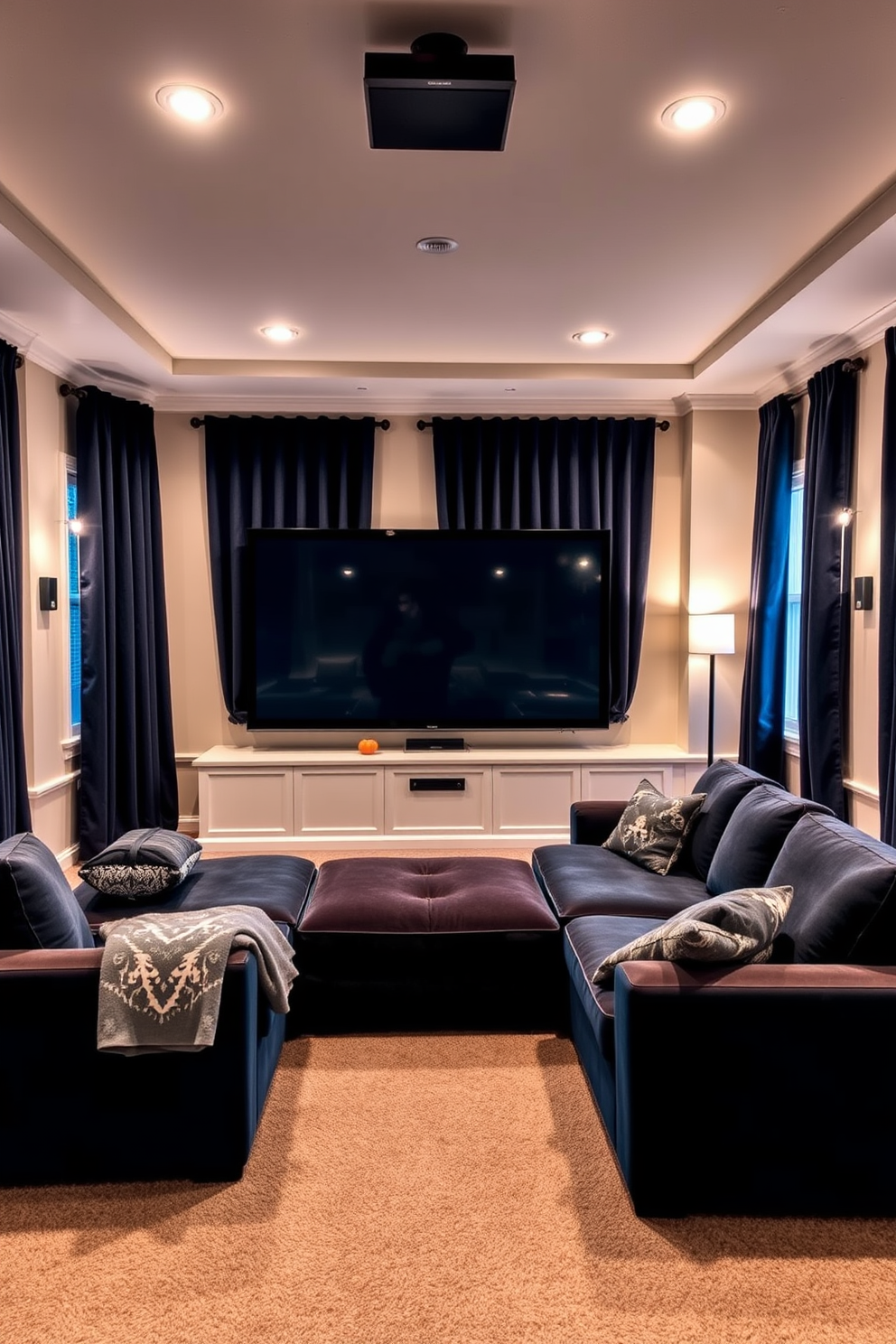 Winter Home Theater Decorating Ideas 10