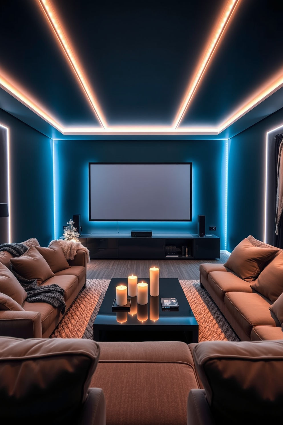 Winter Home Theater Decorating Ideas 12