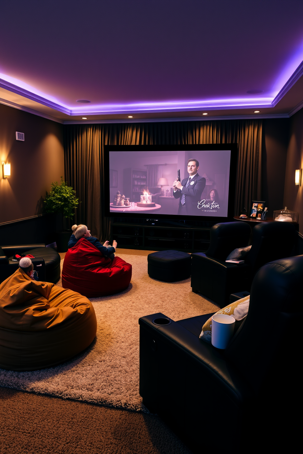 Winter Home Theater Decorating Ideas 13