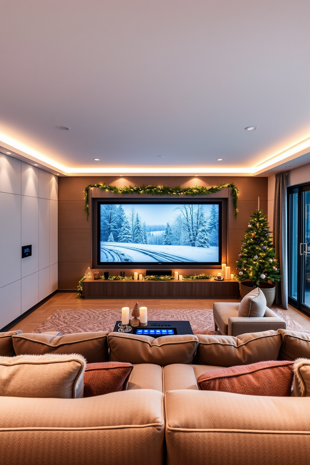 Winter Home Theater Decorating Ideas 15