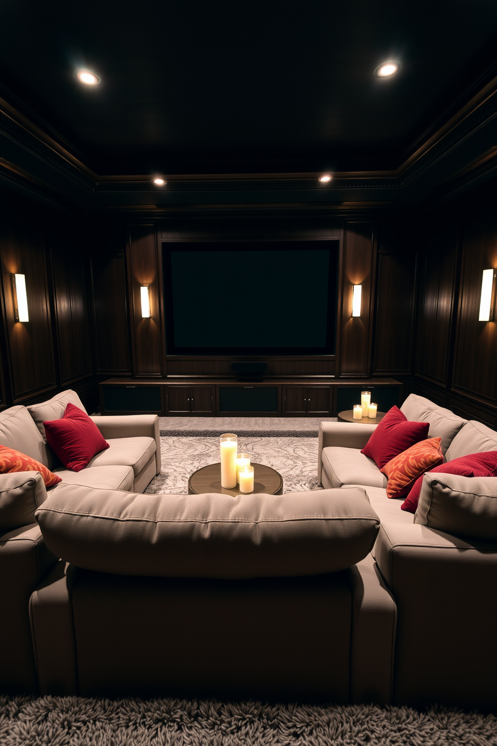 Winter Home Theater Decorating Ideas 24