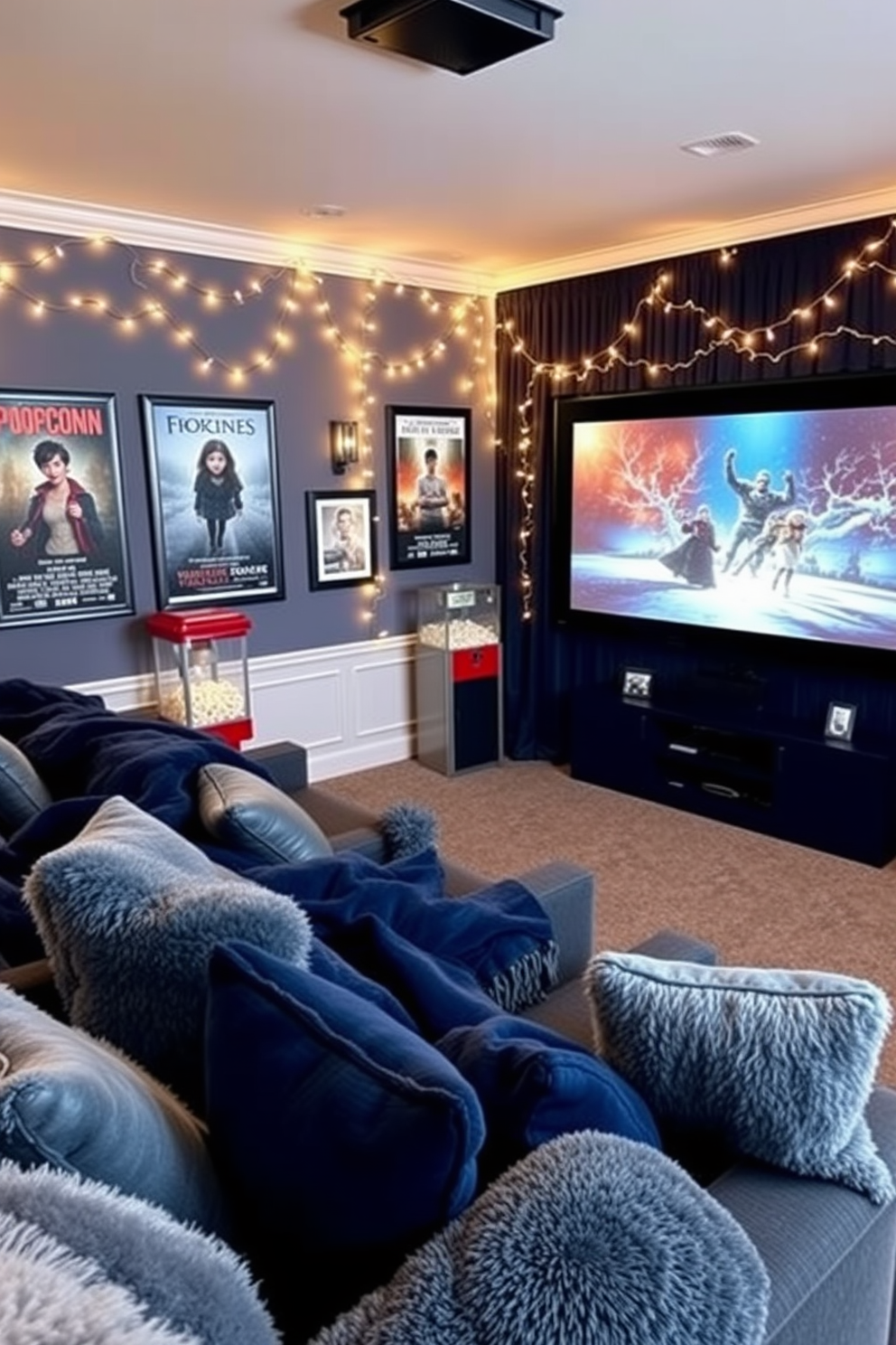 Winter Home Theater Decorating Ideas 25