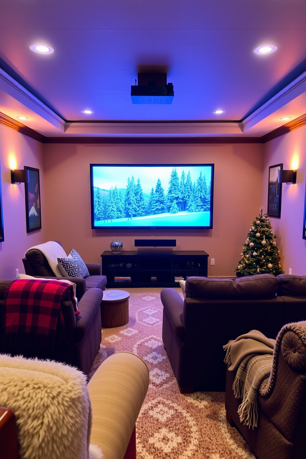 Winter Home Theater Decorating Ideas 29