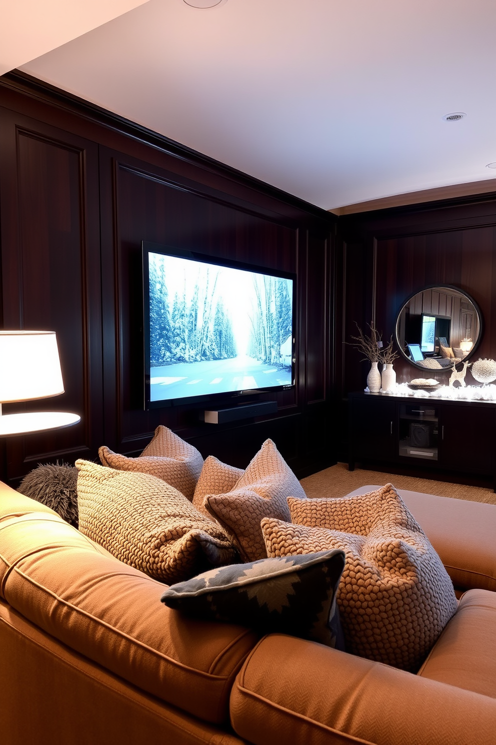 Winter Home Theater Decorating Ideas 5