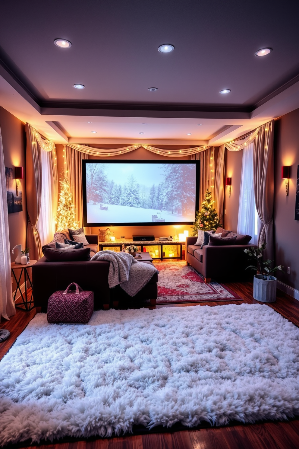 Winter Home Theater Decorating Ideas 6