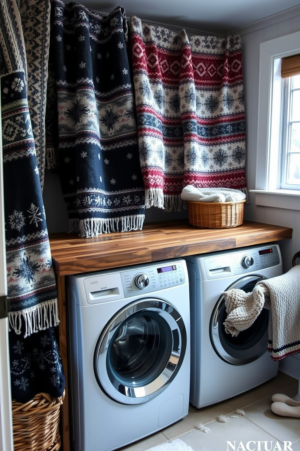 Winter Laundry Room Decorating Ideas 13