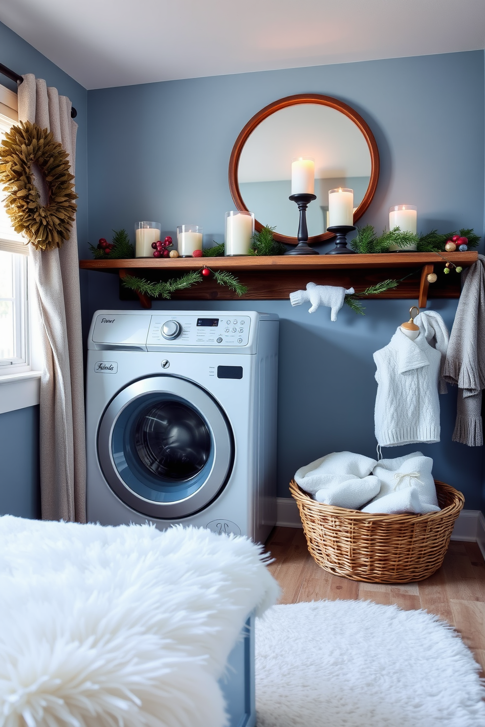 Winter Laundry Room Decorating Ideas 16