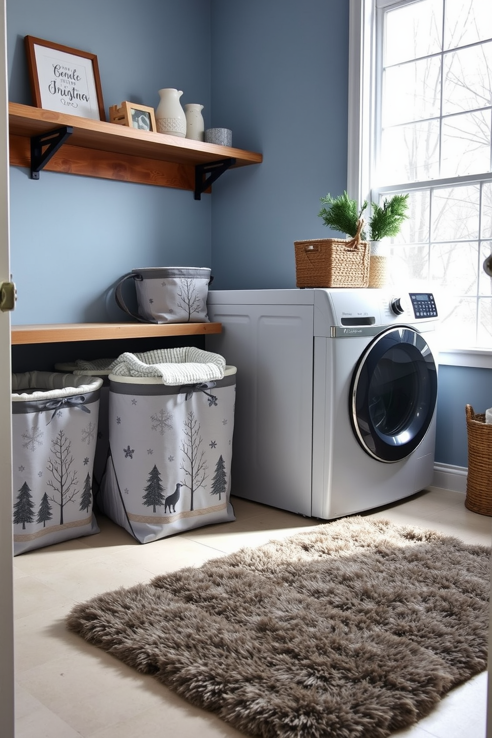 Winter Laundry Room Decorating Ideas 25